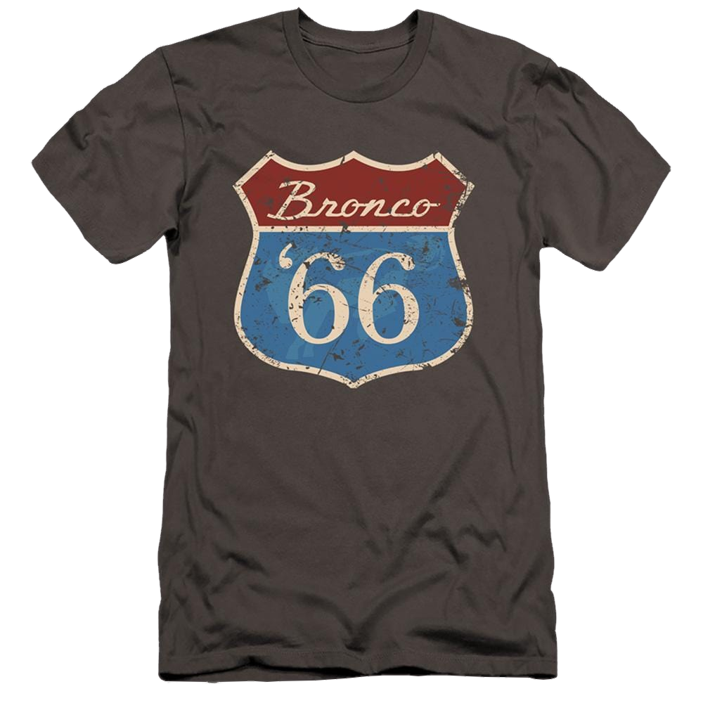 Ford Route 66 Bronco - Men's Premium Slim Fit T-Shirt Men's Premium Slim Fit T-Shirt Ford   