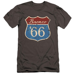 Ford Route 66 Bronco - Men's Premium Slim Fit T-Shirt Men's Premium Slim Fit T-Shirt Ford   