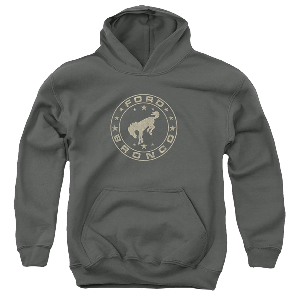 Ford Vintage Star Bronco - Youth Hoodie Youth Hoodie (Ages 8-12) Ford   