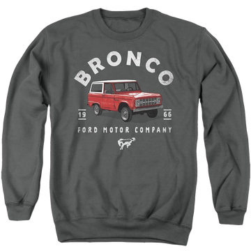 Ford Bronco Illustrated - Men's Crewneck Sweatshirt Men's Crewneck Sweatshirt Ford   