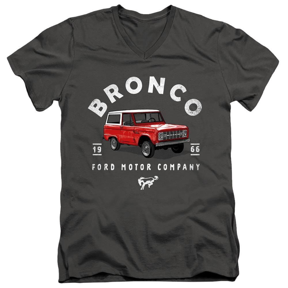 Ford Bronco Illustrated - Men's V-Neck T-Shirt Men's V-Neck T-Shirt Ford   