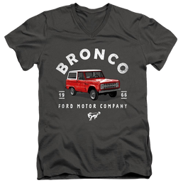 Ford Bronco Illustrated - Men's V-Neck T-Shirt Men's V-Neck T-Shirt Ford   