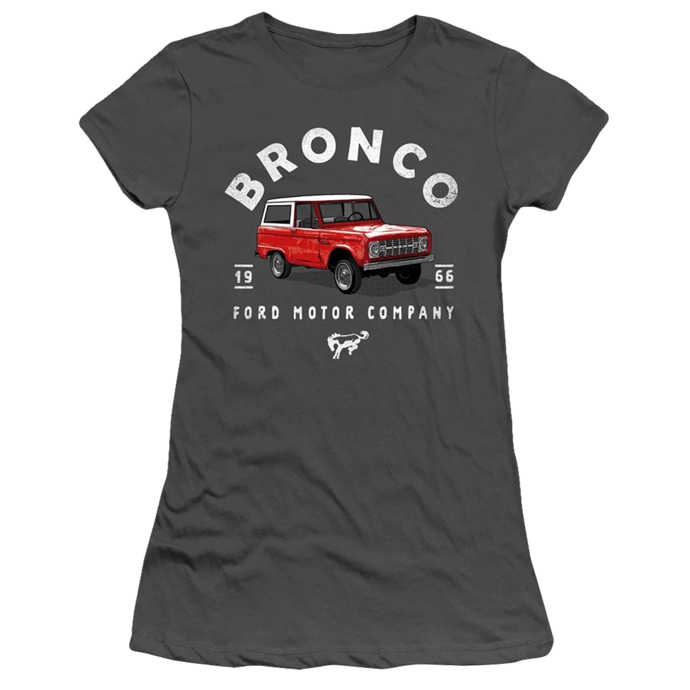 Ford Bronco Illustrated - Juniors T-Shirt Juniors T-Shirt Ford   