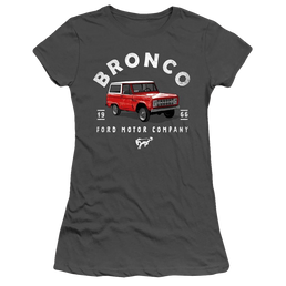 Ford Bronco Illustrated - Juniors T-Shirt Juniors T-Shirt Ford   