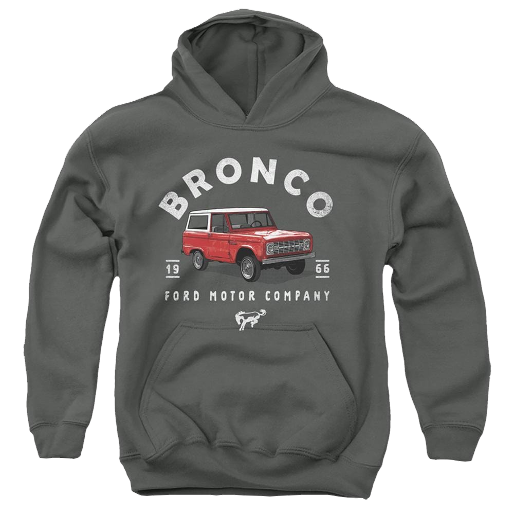 Ford Bronco Illustrated - Youth Hoodie Youth Hoodie (Ages 8-12) Ford   