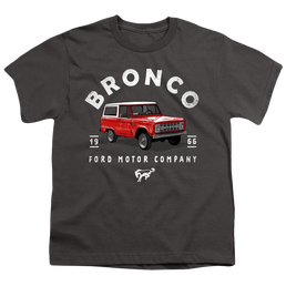 Ford Bronco Illustrated - Youth T-Shirt Youth T-Shirt (Ages 8-12) Ford   