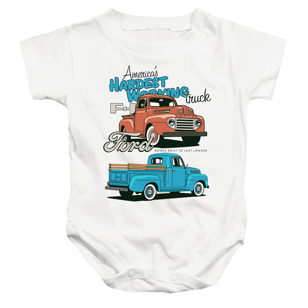 Ford Hardest Working - Baby Bodysuit Baby Bodysuit Ford   