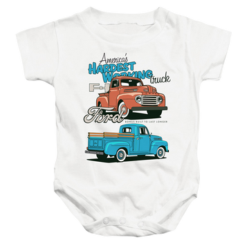 Ford Hardest Working - Baby Bodysuit Baby Bodysuit Ford   