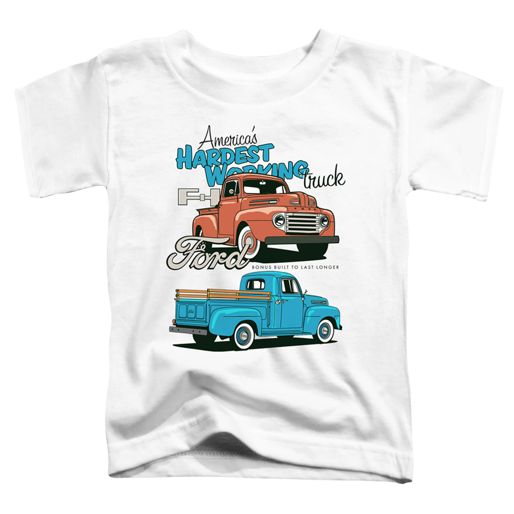 Ford Hardest Working - Toddler T-Shirt Toddler T-Shirt Ford   