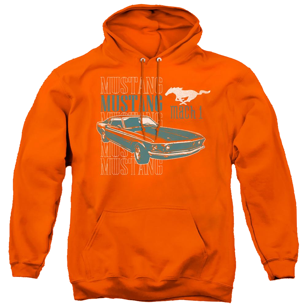 Ford Mach 1 Repeat - Pullover Hoodie Pullover Hoodie Ford   