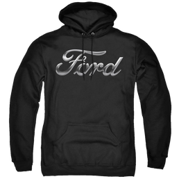 Ford Chrome Ford Logo - Pullover Hoodie Pullover Hoodie Ford   