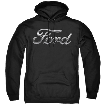 Ford Chrome Ford Logo - Pullover Hoodie Pullover Hoodie Ford   