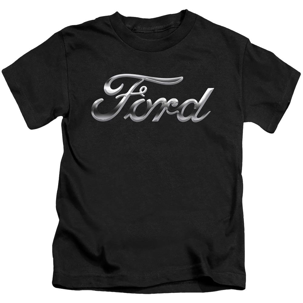 Ford Chrome Ford Logo - Kid's T-Shirt Kid's T-Shirt (Ages 4-7) Ford   