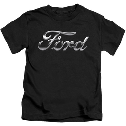 Ford Chrome Ford Logo - Kid's T-Shirt Kid's T-Shirt (Ages 4-7) Ford   