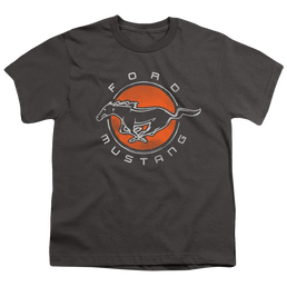 Ford Mustang Circle - Youth T-Shirt Youth T-Shirt (Ages 8-12) Ford   