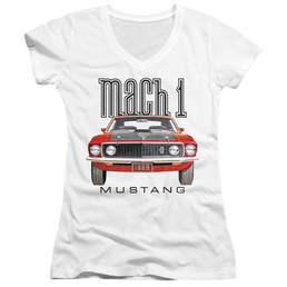 Ford 69 Mach 1 - Juniors V-Neck T-Shirt Juniors V-Neck T-Shirt Ford   