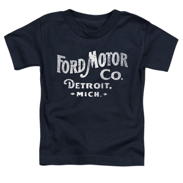 Navy toddler t-shirt with Ford Motor Co graphic