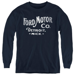 Ford Motor Co - Youth Long Sleeve T-Shirt Youth Long Sleeve T-Shirt Ford   