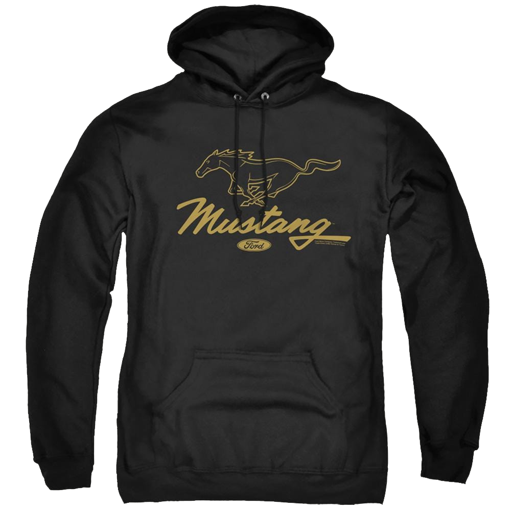 Ford Pony Script - Pullover Hoodie Pullover Hoodie Ford   