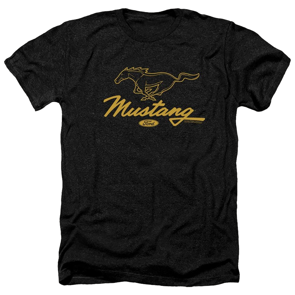 Ford Pony Script - Men's Heather T-Shirt Men's Heather T-Shirt Ford   