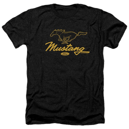 Ford Pony Script - Men's Heather T-Shirt Men's Heather T-Shirt Ford   