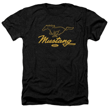 Ford Pony Script - Men's Heather T-Shirt Men's Heather T-Shirt Ford   