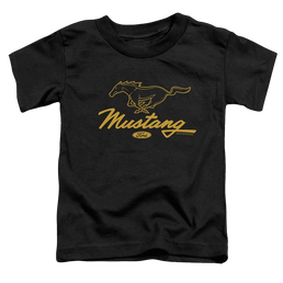Ford Pony Script - Toddler T-Shirt Toddler T-Shirt Ford   