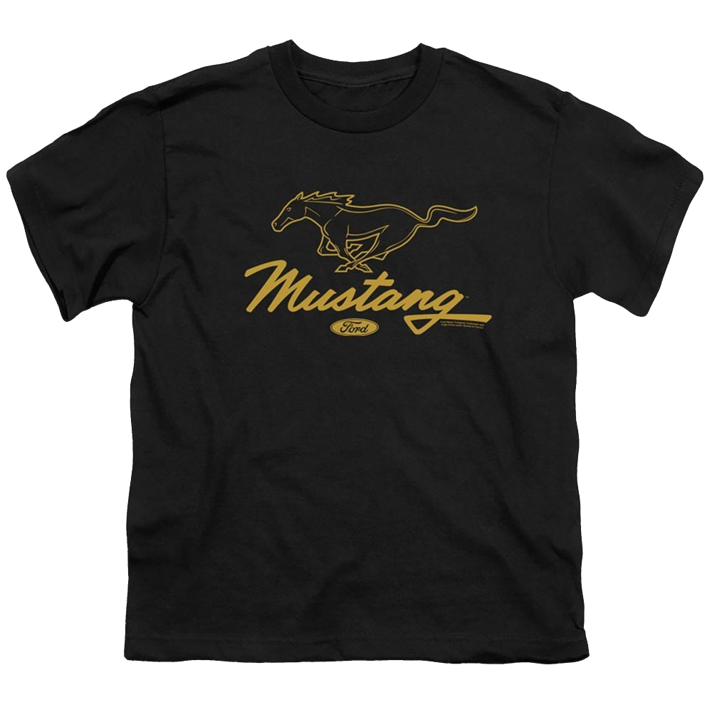 Ford Pony Script - Youth T-Shirt Youth T-Shirt (Ages 8-12) Ford   