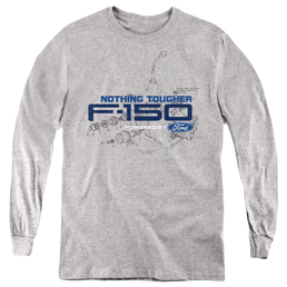 Ford Engine Schematic - Youth Long Sleeve T-Shirt Youth Long Sleeve T-Shirt Ford   