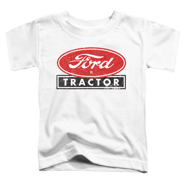 White toddler t-shirt with Ford Tractor graphic