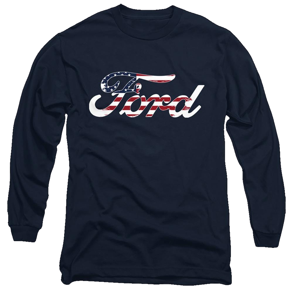 Ford Flag Logo - Men's Long Sleeve T-Shirt Men's Long Sleeve T-Shirt Ford   