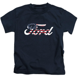 Ford Flag Logo - Kid's T-Shirt Kid's T-Shirt (Ages 4-7) Ford   