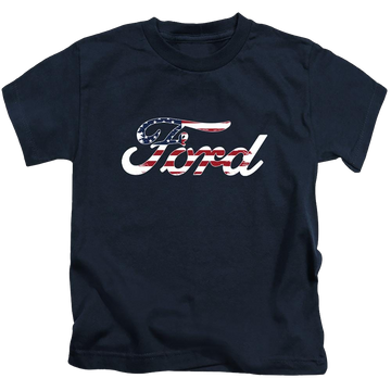 Ford Flag Logo - Kid's T-Shirt Kid's T-Shirt (Ages 4-7) Ford   