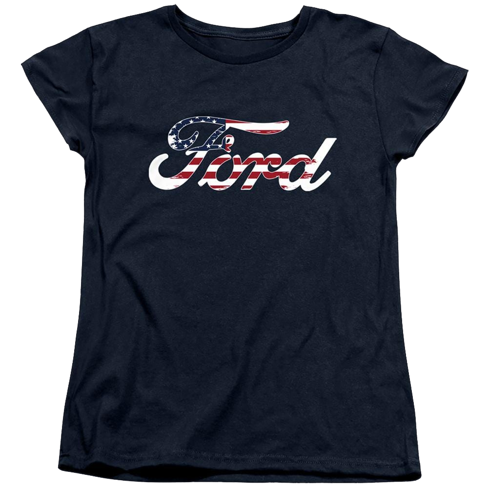 Ford Flag Logo - Women's T-Shirt Women's T-Shirt Ford   