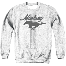 Ford Mustang Stripes - Men's Crewneck Sweatshirt Men's Crewneck Sweatshirt Ford   