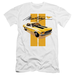 Ford Stang Stripes - Men's Premium Slim Fit T-Shirt Men's Premium Slim Fit T-Shirt Ford   