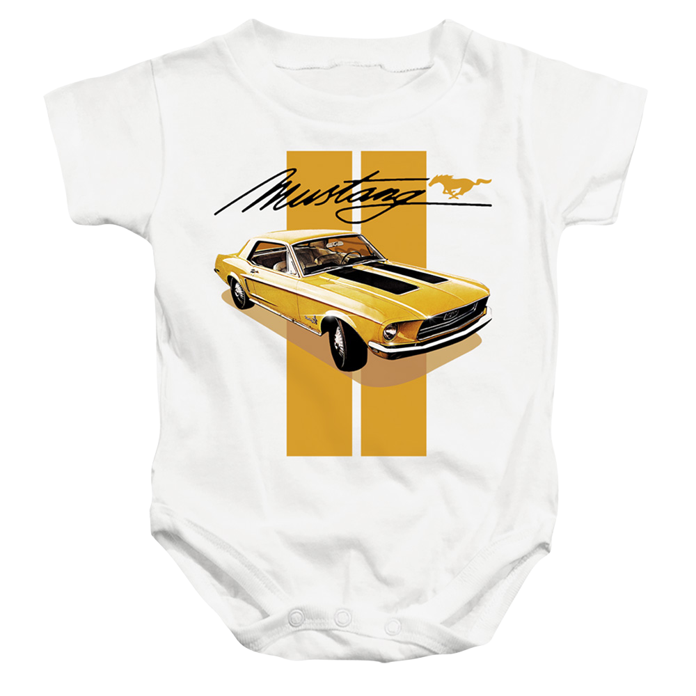 Ford Stang Stripes - Baby Bodysuit Baby Bodysuit Ford   