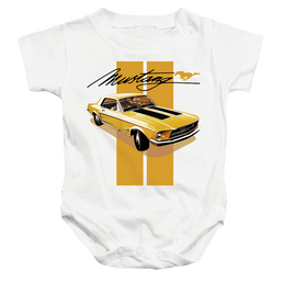 Ford Stang Stripes - Baby Bodysuit Baby Bodysuit Ford   