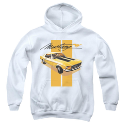 Ford Stang Stripes - Youth Hoodie Youth Hoodie (Ages 8-12) Ford   