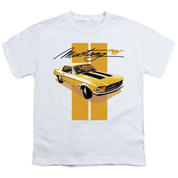 Ford Stang Stripes - Youth T-Shirt Youth T-Shirt (Ages 8-12) Ford   