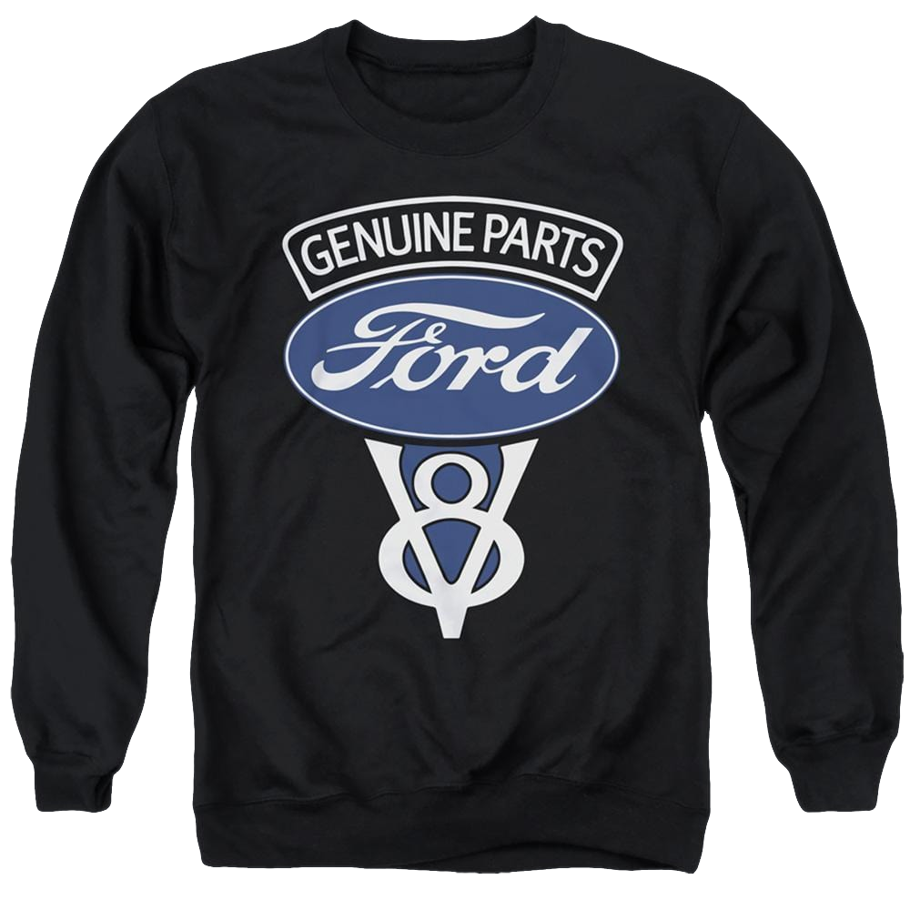 Ford V8 Genuine Parts - Men's Crewneck Sweatshirt Men's Crewneck Sweatshirt Ford   