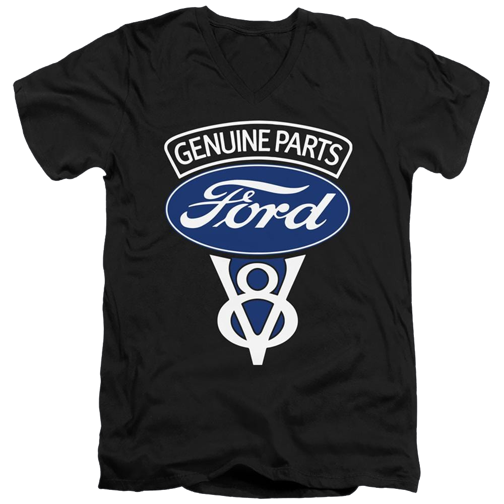 Ford V8 Genuine Parts - Men's V-Neck T-Shirt Men's V-Neck T-Shirt Ford   