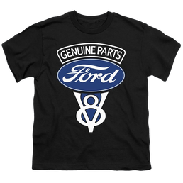 Ford V8 Genuine Parts - Youth T-Shirt Youth T-Shirt (Ages 8-12) Ford   