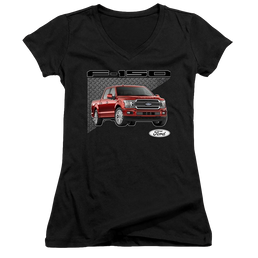 Ford F 150 - Juniors V-Neck T-Shirt Juniors V-Neck T-Shirt Ford   