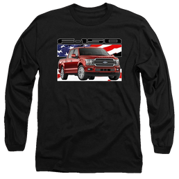 Ford F 150 Flag - Men's Long Sleeve T-Shirt Men's Long Sleeve T-Shirt Ford   