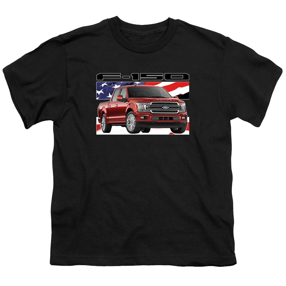 Ford F 150 Flag - Youth T-Shirt Youth T-Shirt (Ages 8-12) Ford   