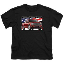 Ford F 150 Flag - Youth T-Shirt Youth T-Shirt (Ages 8-12) Ford   