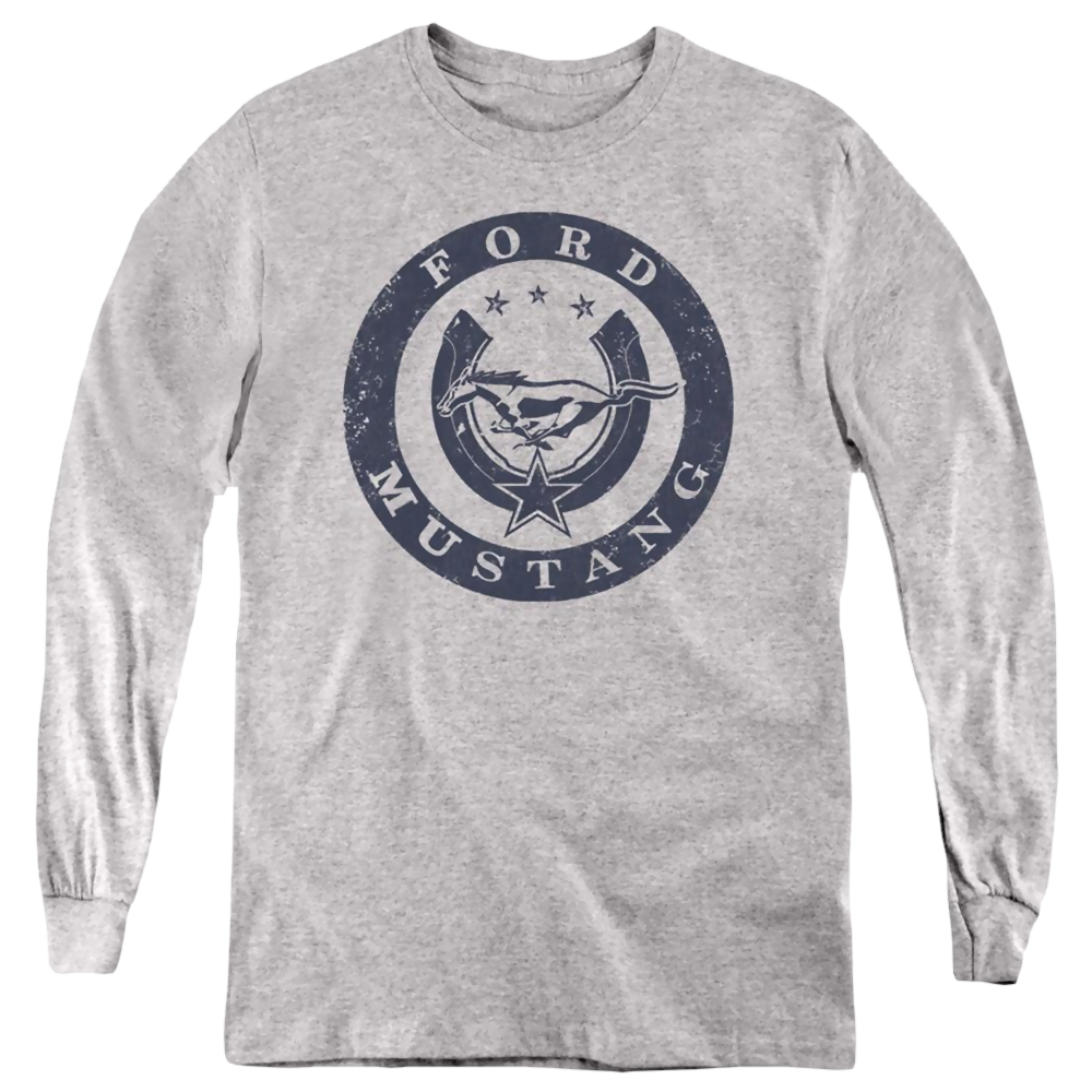 Ford Lucky Ford Mustang - Youth Long Sleeve T-Shirt Youth Long Sleeve T-Shirt Ford   