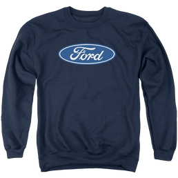 Ford Dimensional Logo - Men's Crewneck Sweatshirt Men's Crewneck Sweatshirt Ford   