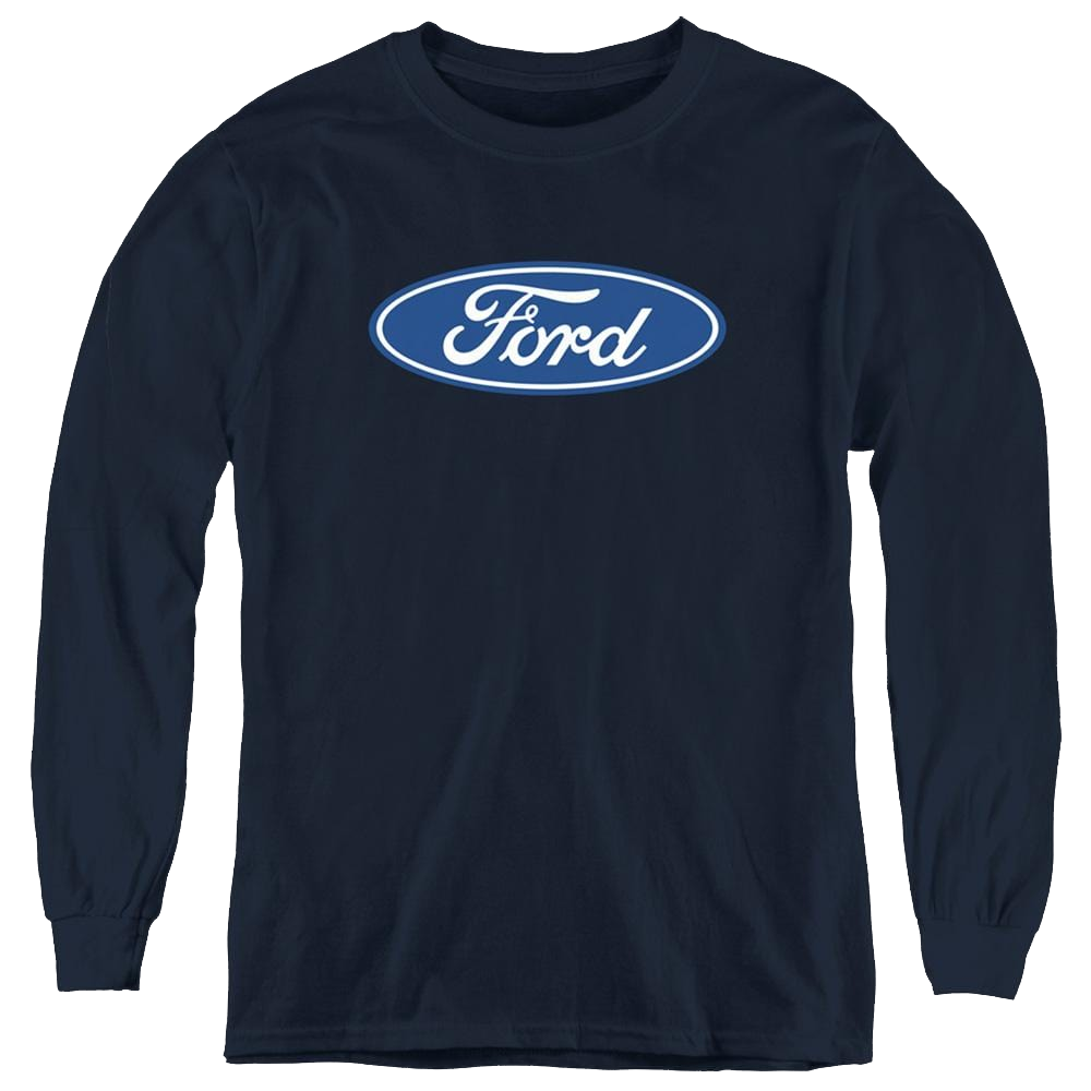 Ford Dimensional Logo - Youth Long Sleeve T-Shirt Youth Long Sleeve T-Shirt Ford   